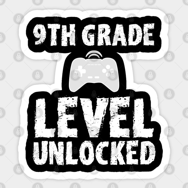 9th Grade Level Unlocked Sticker by mareescatharsis